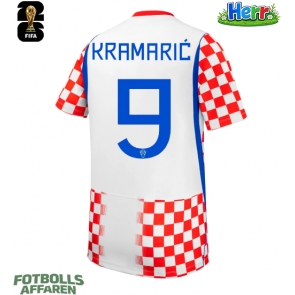 Kroatien Andrej Kramaric #9 Hemmatröja VM 2026 Kortärmad